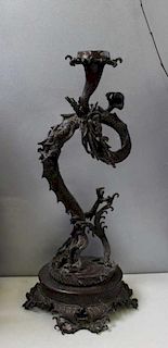 Antique Finely Executed Chinese Bronze Dragon