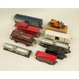 Assorted Marx American Flyer & Lionel Train Cars