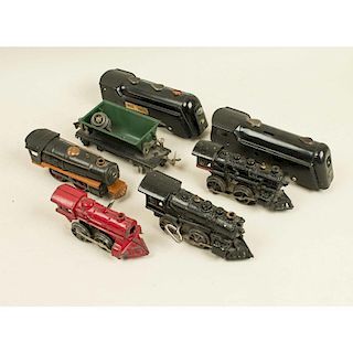 Seven Assorted Train Cars