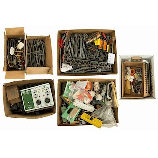 Boxes of Assorted Track and Accessories