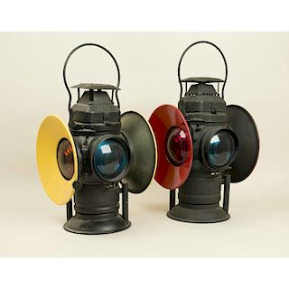 Two Adlake RR Switch Lights