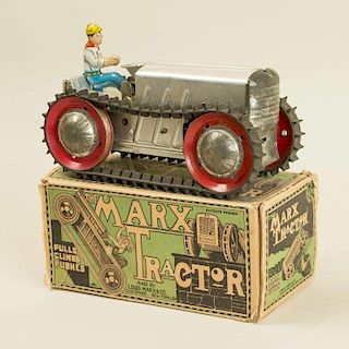 Marx Tractor and Original Box