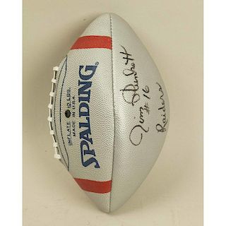 Jim Plunkett Autographed Football