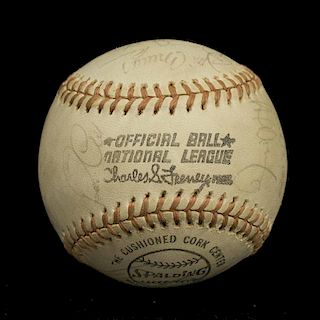 1974 Dodger Astro Signed Baseball