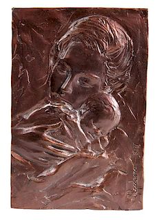 Glenna Goodacre | Mother and Child - Bas Relief