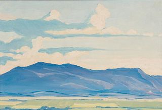 Arthur Haddock | Evening - Southwest Across Taos Valley