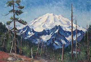Stanley Wingate Woodward | Snow Capped Mountain