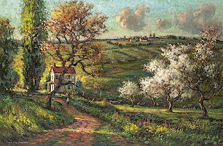 Wayne Morrell | Sunlit Orchard in May