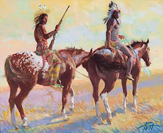 Donald Putman | Two Indians on Horseback