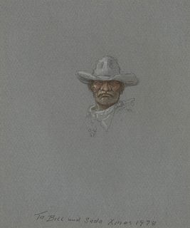 Olaf Wieghorst | Cowboy with White Hat