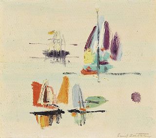 Emil J. Bisttram | Colored Sails