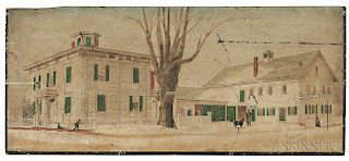 American School, 19th Century      George W. Pepper's Confectioner Shop, Elm Street, Peabody, Massachusetts