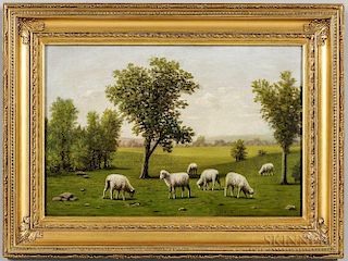 Barton Stone Hays (Indiana, Ohio, Minnesota, 1826-1914)      Sheep Grazing