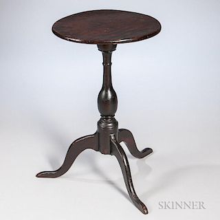 Black-painted Cherry Candlestand