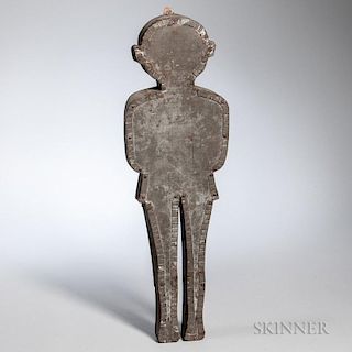 Large Tin Figural Mold