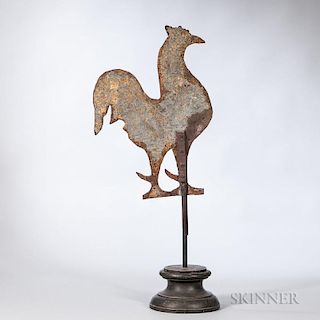 Hand-made Sheet Iron Rooster Weathervane