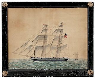 American School, Mid-19th Century      The Ship Carib