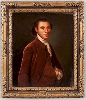 After John Hesselius (1728-1778)      Portrait of William Knox of Virginia