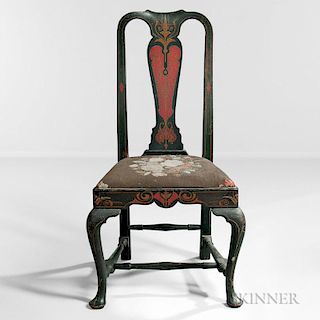 Paint-decorated Side Chair
