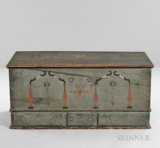 Paint-decorated Blanket Chest