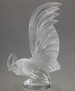 Signed Lalique Rooster