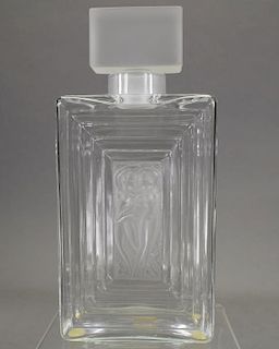 Lalique Crystal Duncan Perfume Bottle Flacon