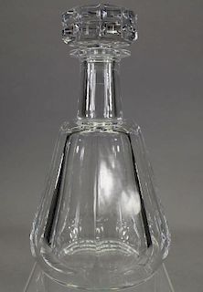 Signed Baccarat Decanter with Stopper