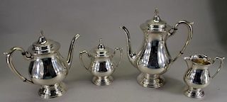 (4) Piece Sterling Silver Tea Set