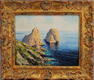 Matteo Sarno (Italy, 1894 - 1957) "Capri"