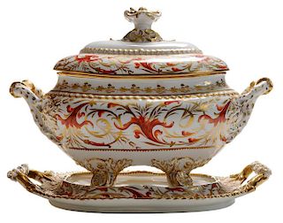 Fine Porcelain Tureen and Stand