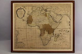 Antique Map of the Continent of Africa