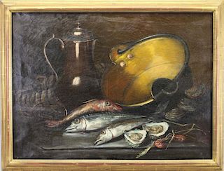 19th C. Still Life, Manner of Chardin