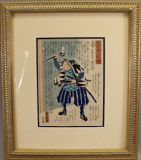Edo Period Japanese woodblock after Kunisada
