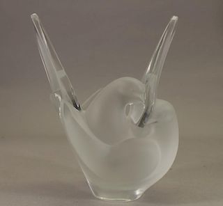 Lalique "Sylvie" Doves Vase