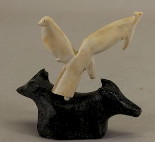 Figural Animal Inuit Sculpture