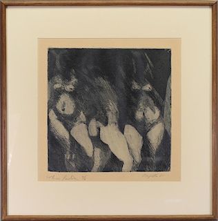 Frank Rampolla (1931 - 1971) "Three Ladies"