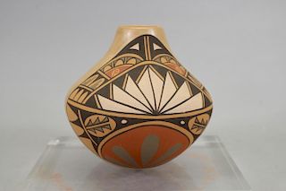 BJ Fragua, Signed New Mexico Pottery Vessel