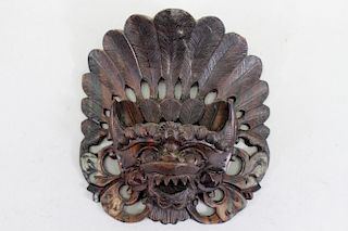 Carved Southeast Asian Mask