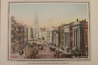 (6) 19th C. Colored Prints of New York