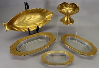(5) Gilt Table Accessories