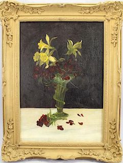 "Vase of Flowers" English School 1892