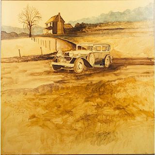 L. Sweet Painting - "1929 Ruxton"