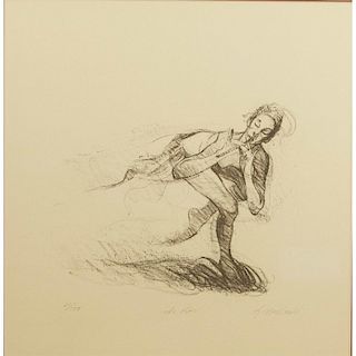 Richard MacDonald (b. 1946) Limited Edition Lithograph - "The Piper"