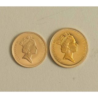 1988 UK Gold Proof Set - 2 of 3 Coins
