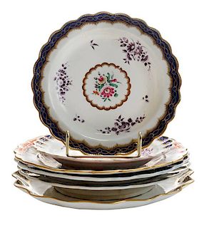 Worcester &#38; Coalport Porcelain Plates