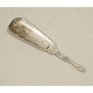Chinese Export Silver Shoe Horn