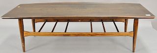 Arne Vodder style coffee table (missing one cross stretcher). top: 20" x 54"