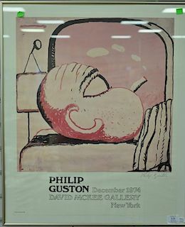 Philip Guston (1913-1980), poster, pencil signed lower right Philip Guston, Philip Guston December 1974, David McKee Gallery 