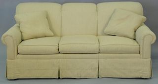 Kittinger upholstered sofa. wd. 74in.