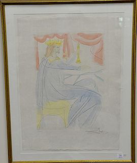 Salvador Dali (1904-1989), intaglio etching, King Solomon from our Historical Heritage, pencil signed lower right: Dali, numb